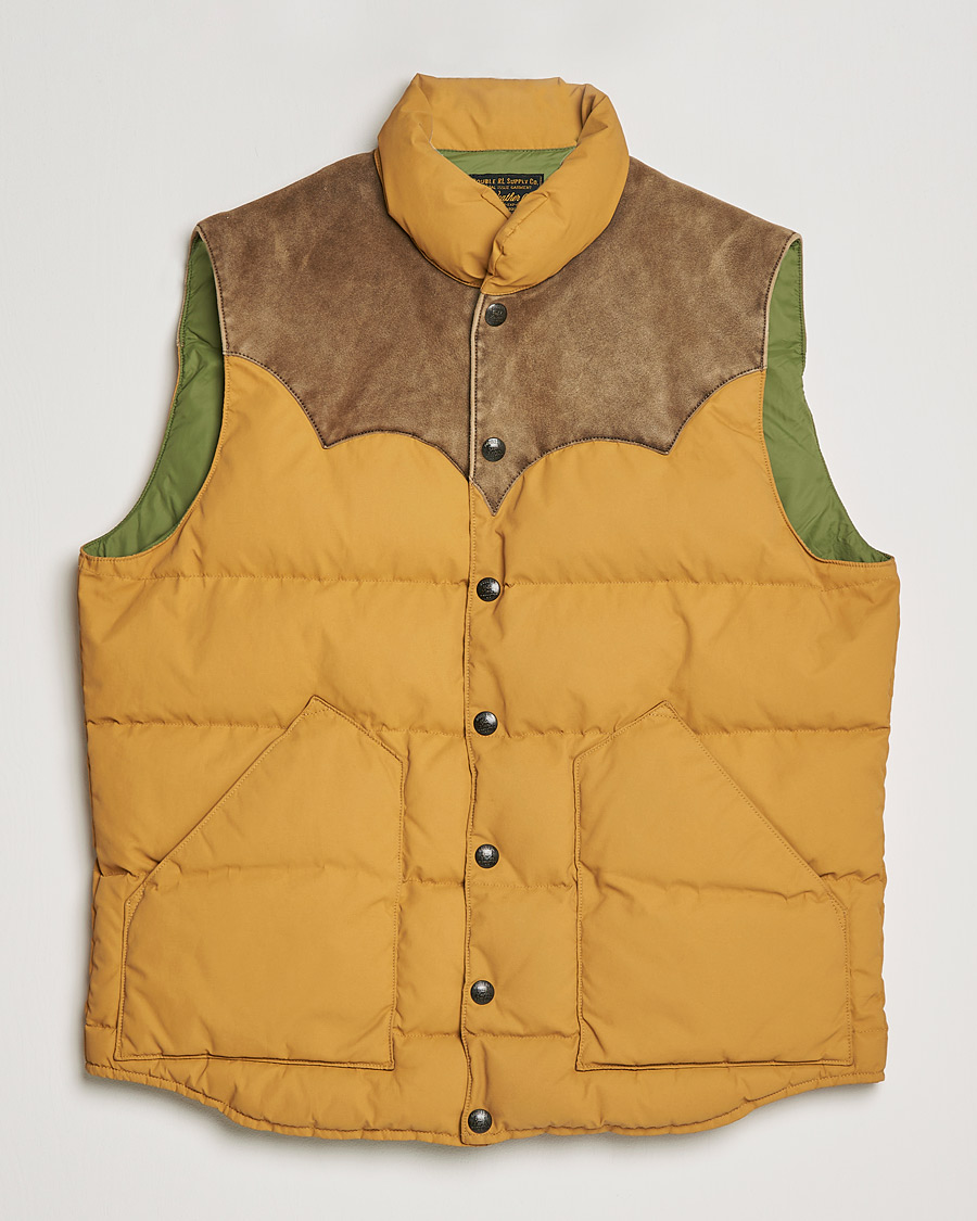 Herre | Jakker | RRL | Milburn Quilted Vest Mountain Yellow
