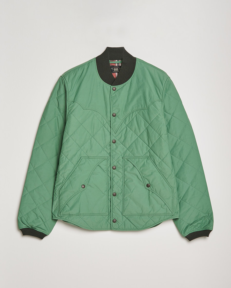 Herre | Jakker | RRL | Helston Quilted Jacket Vintage Turquoise
