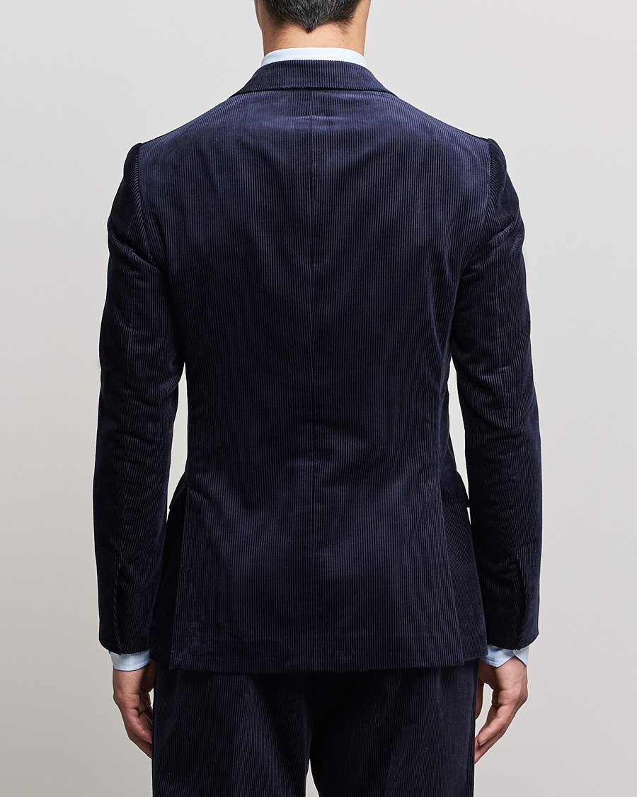 Herre | Blazere & jakker | Ralph Lauren Purple Label | Wale Corduroy Blazer Chairman Navy