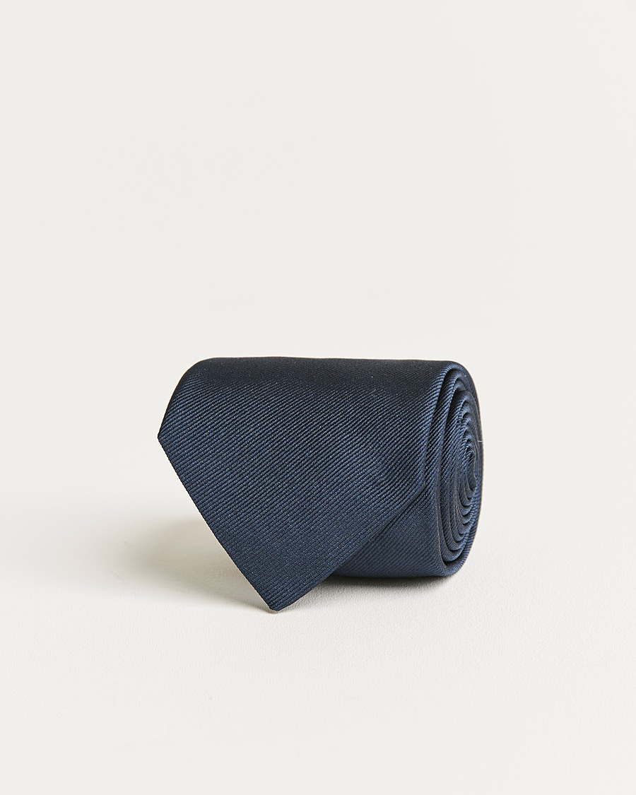 Herre | E. Marinella 3-Fold Italian Bandiera Silk Tie Navy | E. Marinella | 3-Fold Italian Bandiera Silk Tie Navy