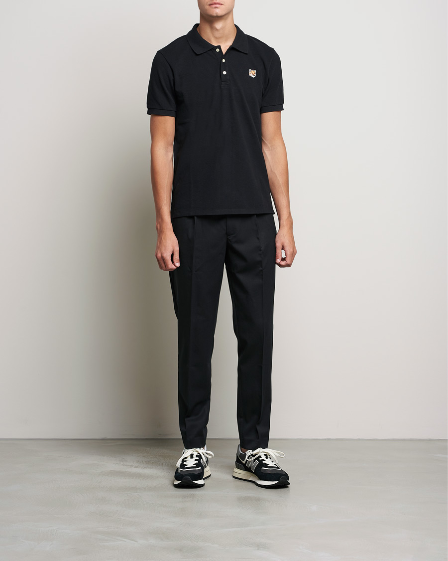 Herre | Polotrøjer | Maison Kitsuné | Fox Head Polo Black