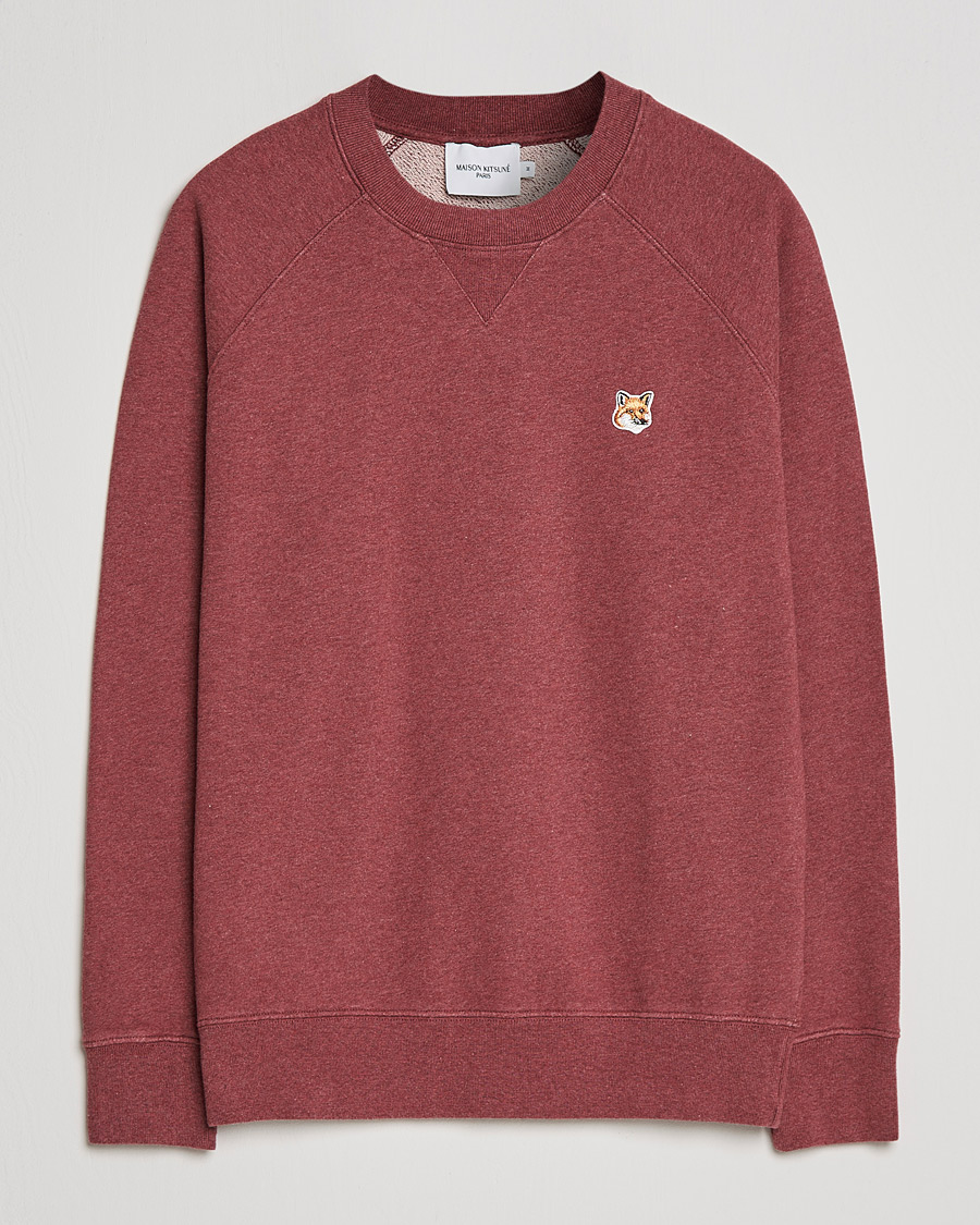 Herre | Trøjer | Maison Kitsuné | Fox Head Sweatshirt Wine