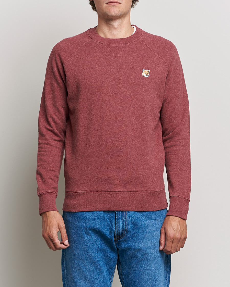 Herre | Trøjer | Maison Kitsuné | Fox Head Sweatshirt Wine