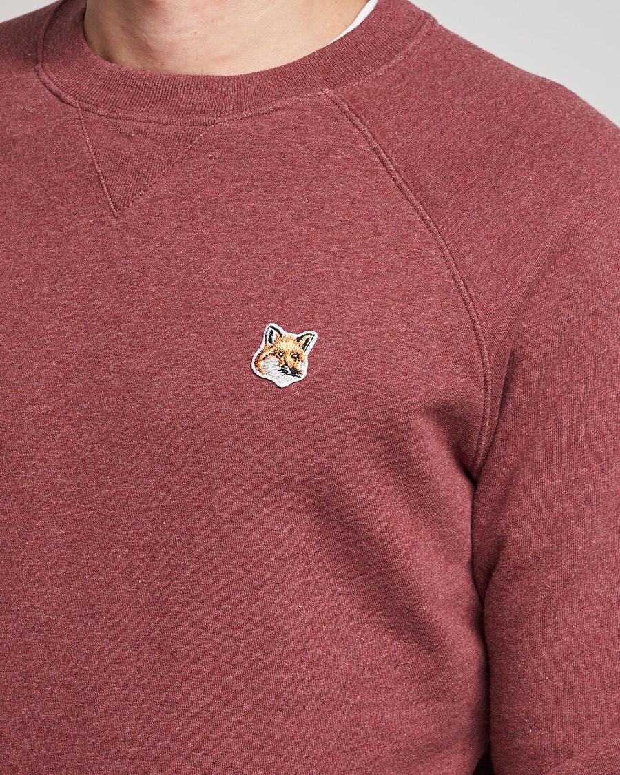 Herre | Trøjer | Maison Kitsuné | Fox Head Sweatshirt Wine