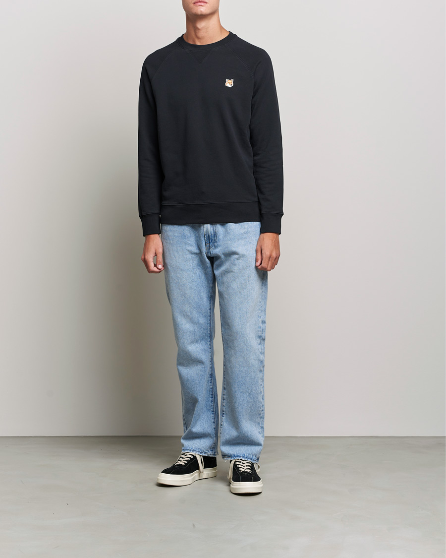 Herre | Trøjer | Maison Kitsuné | Fox Head Sweatshirt Black