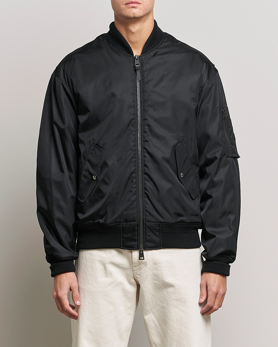 Herre | Bomberjakker | Maison Kitsuné | Bomber Jacket Black
