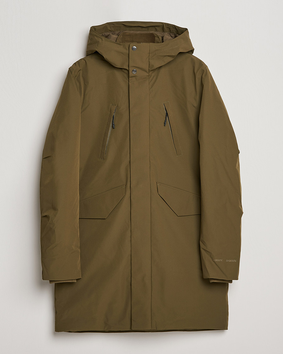 Ocean konkurs Grønne bønner Samsøe & Samsøe Jon Jacket Dark Olive - CareOfCarl.dk
