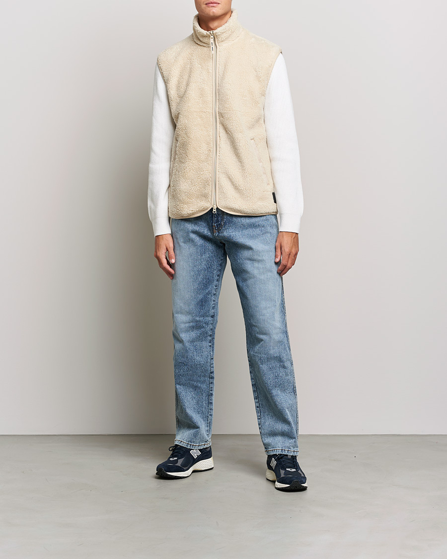 Herre | Trøjer | Samsøe Samsøe | Samsøe & Samsøe Rune Fleece Vest Brown Rice