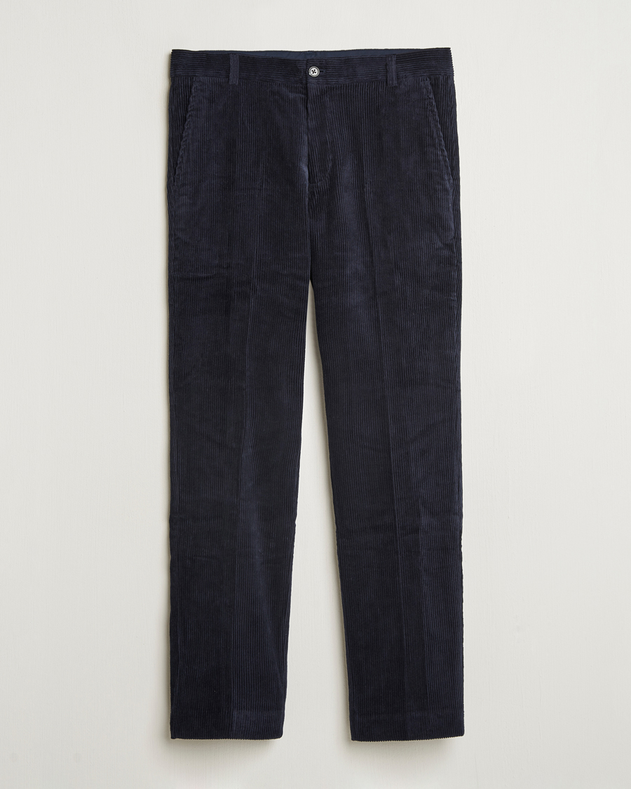 Herre | Bukser | Samsøe Samsøe | Fleix Corduroy Trousers Salute Navy