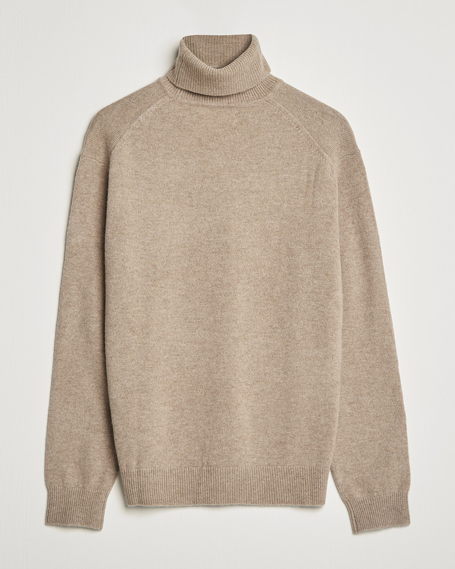 Herre | Trøjer | Samsøe Samsøe | Samsøe & Samsøe Viktor Wool Knitted Roll Neck Winter Twig