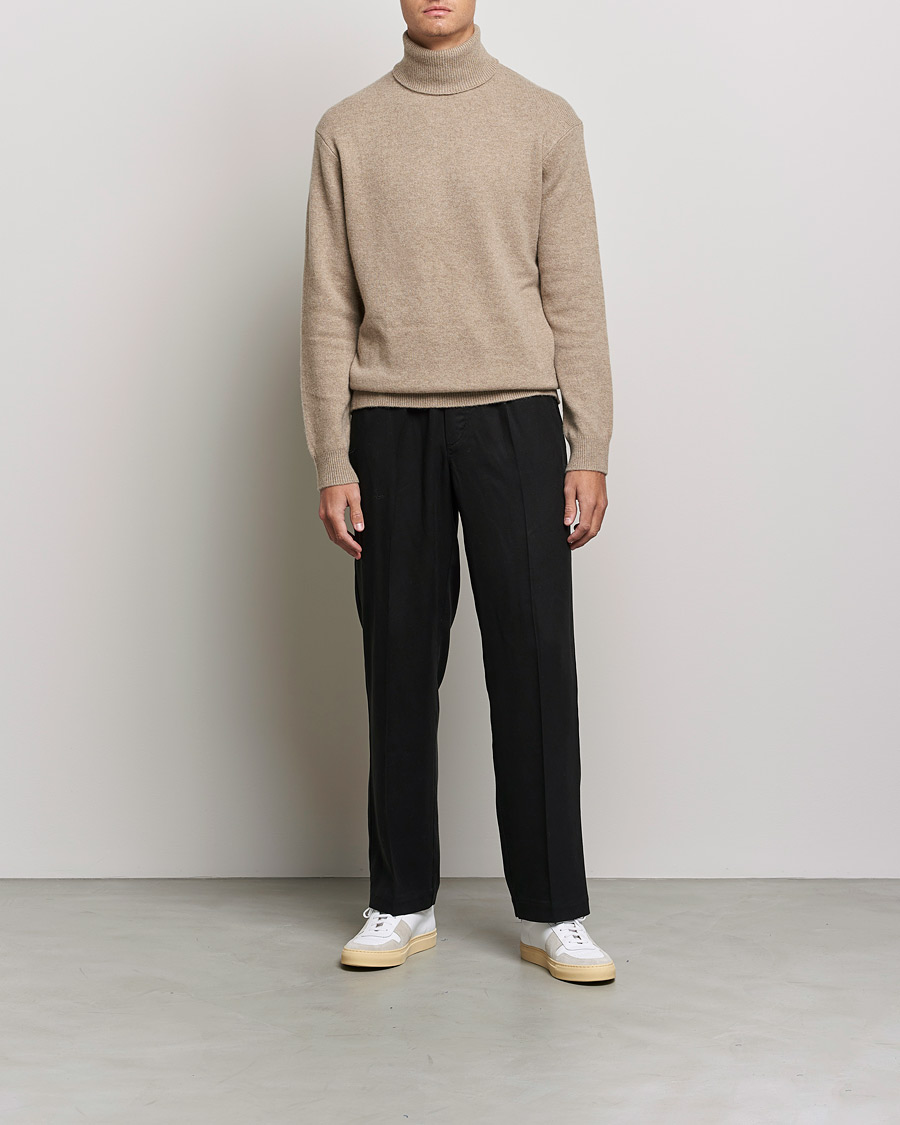 Herre | Trøjer | Samsøe Samsøe | Samsøe & Samsøe Viktor Wool Knitted Roll Neck Winter Twig
