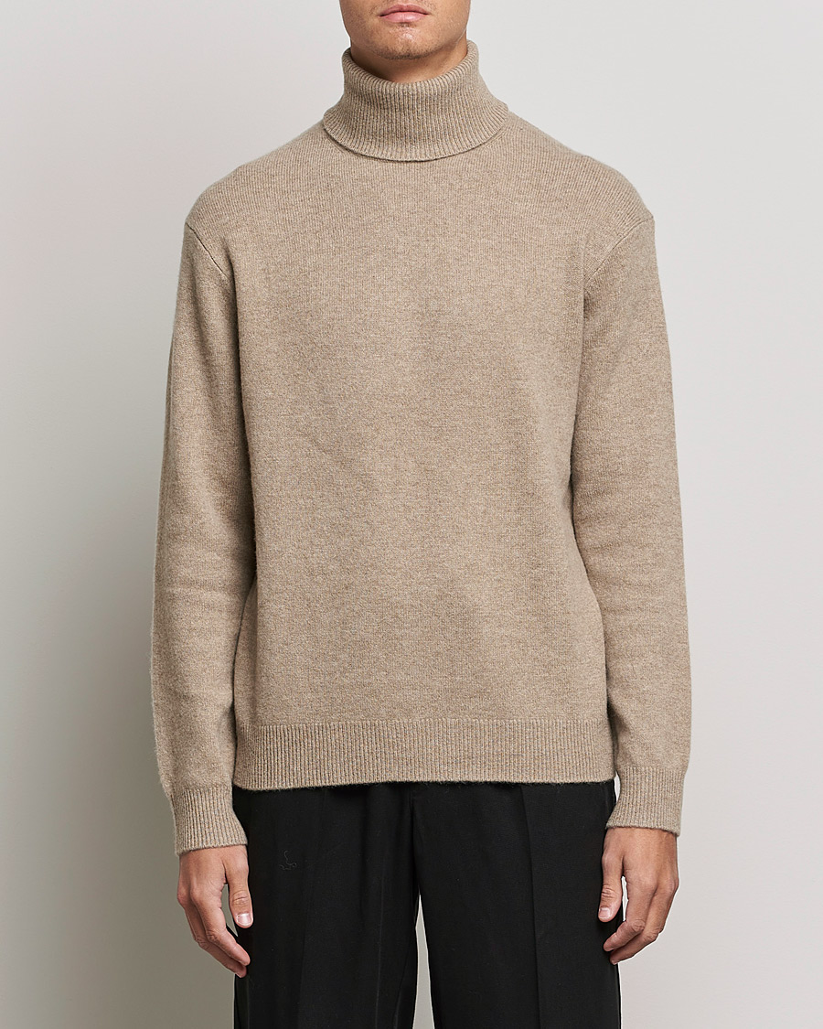 Herre | Trøjer | Samsøe Samsøe | Samsøe & Samsøe Viktor Wool Knitted Roll Neck Winter Twig