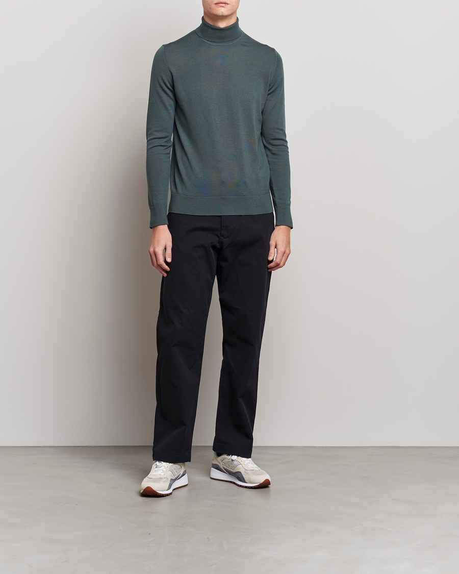 Herre | Trøjer | Samsøe Samsøe | Samsøe & Samsøe Flemming Superfine Merino Wool Roll Neck Urban Chic