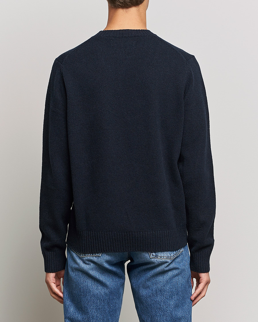 Herre | Trøjer | Samsøe Samsøe | Sylli Wool Crew Neck Salute Navy