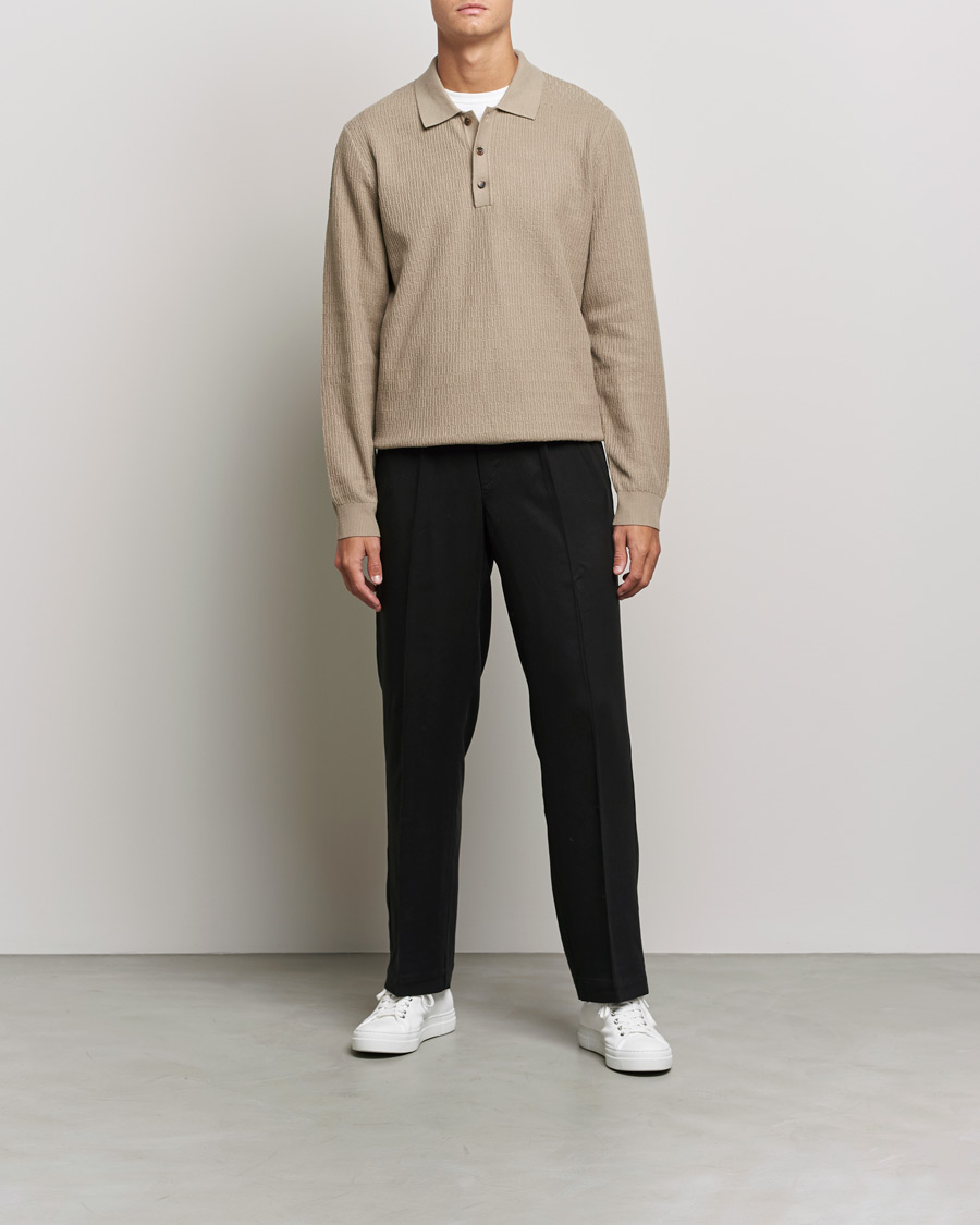 Herre | Trøjer | Samsøe Samsøe | Samsøe & Samsøe Joey Knitted Polo Winter Twig