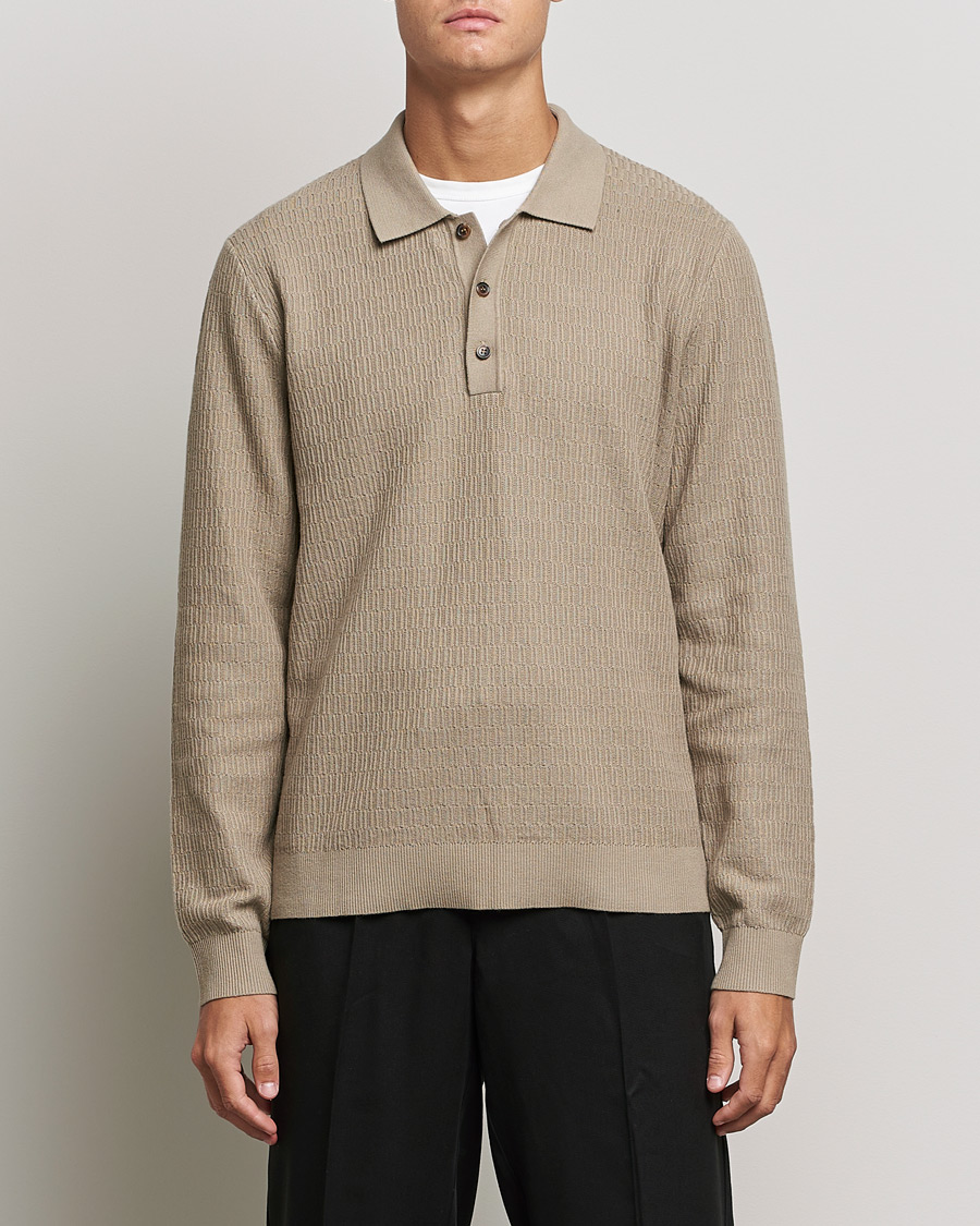 Herre | Trøjer | Samsøe Samsøe | Samsøe & Samsøe Joey Knitted Polo Winter Twig