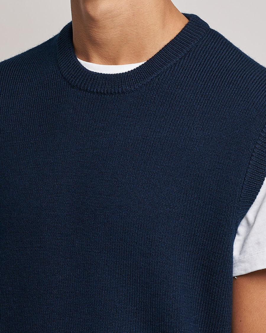 Herre | Trøjer | Samsøe Samsøe | Samsøe & Samsøe Jack Wool Knitted Vest Salute