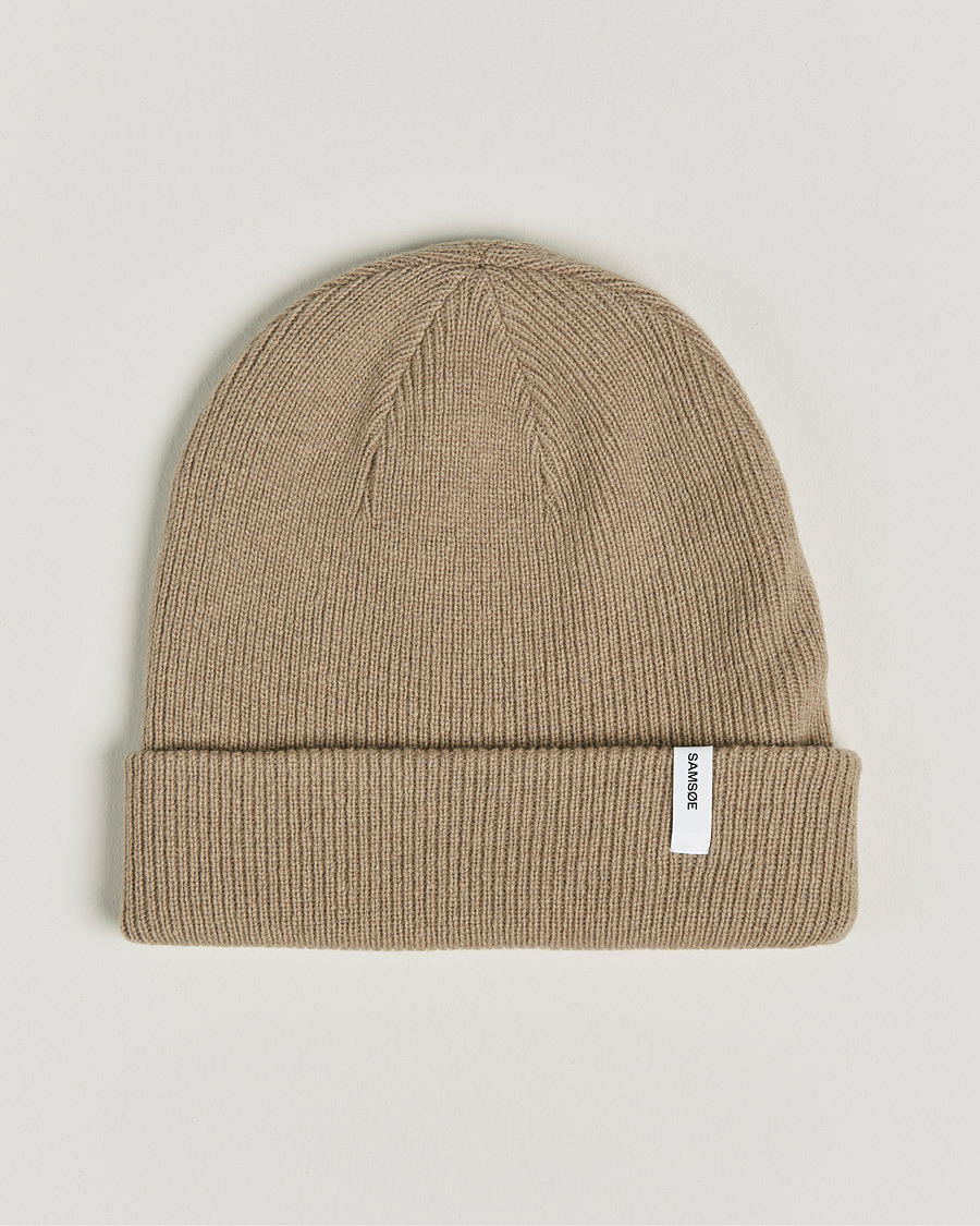 Herre | Samsøe & Samsøe Lambswool Beanie Winter Twig | Samsøe Samsøe | Samsøe & Samsøe Lambswool Beanie Winter Twig