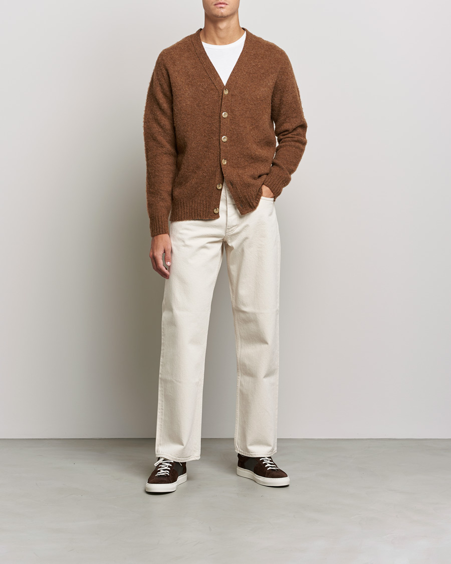 Herre | Trøjer | Howlin' | Brushed Wool Cardigan Nuts