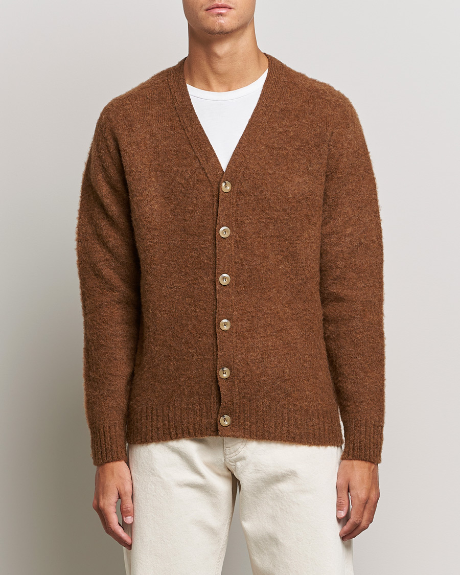 Herre | Trøjer | Howlin' | Brushed Wool Cardigan Nuts