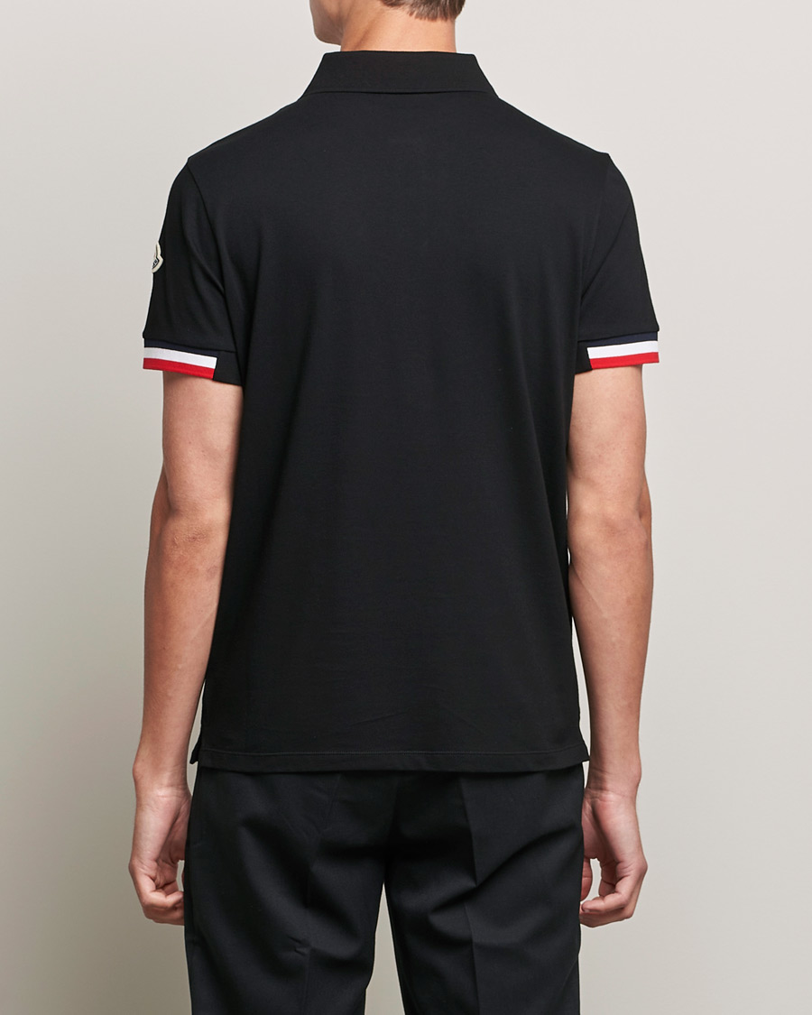 Herre | Polotrøjer | Moncler | Contrast Rib Polo Black