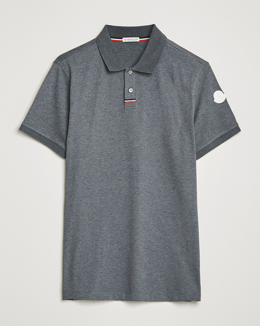 Herre | Polotrøjer | Moncler | Tricolore Rib Polo Black