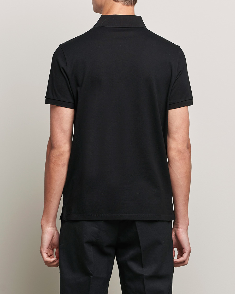 Herre | Polotrøjer | Moncler | Logo Rib Polo Black