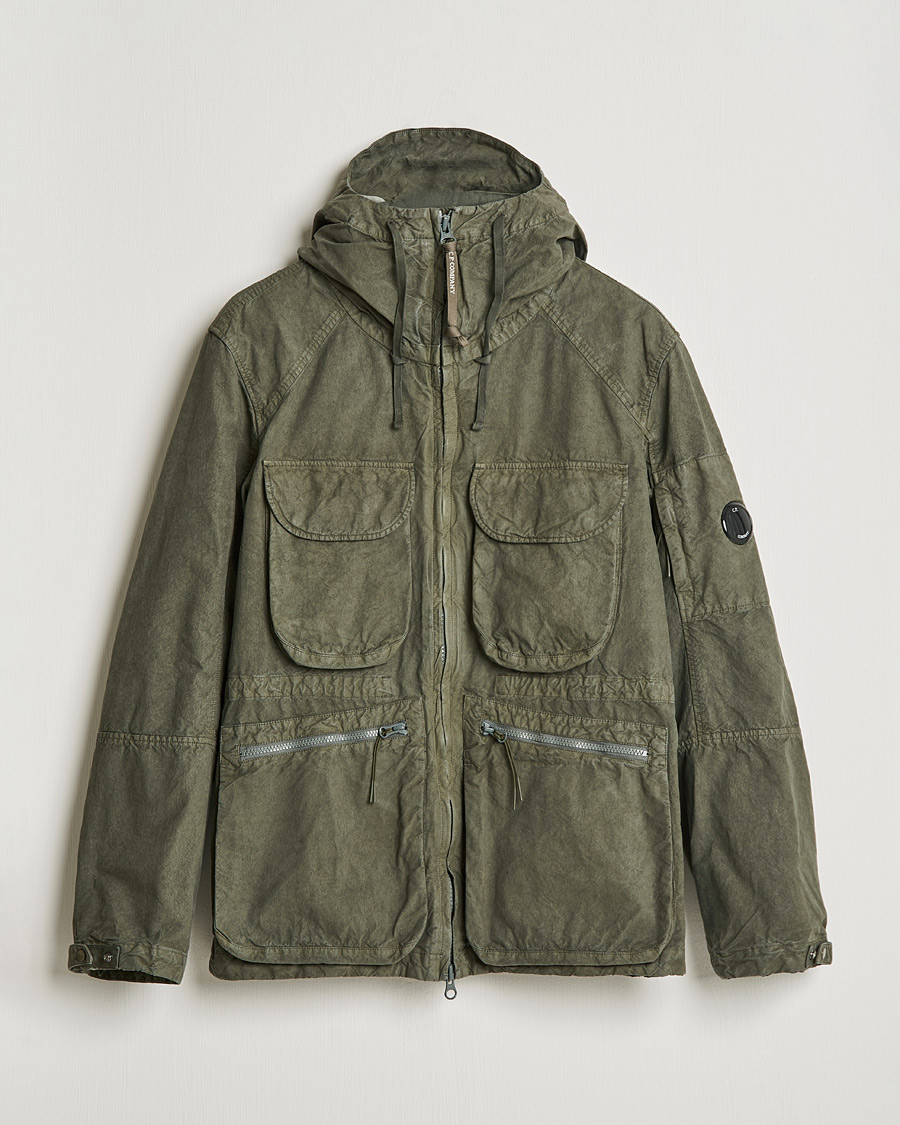 Herre | Jakker | C.P. Company | Ba-Tic Wax Resistance Two in One Jacket Dark Green