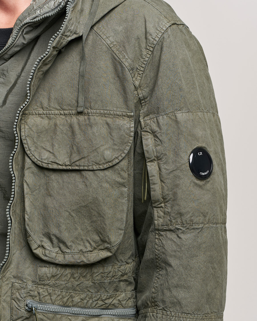 Herre | Jakker | C.P. Company | Ba-Tic Wax Resistance Two in One Jacket Dark Green