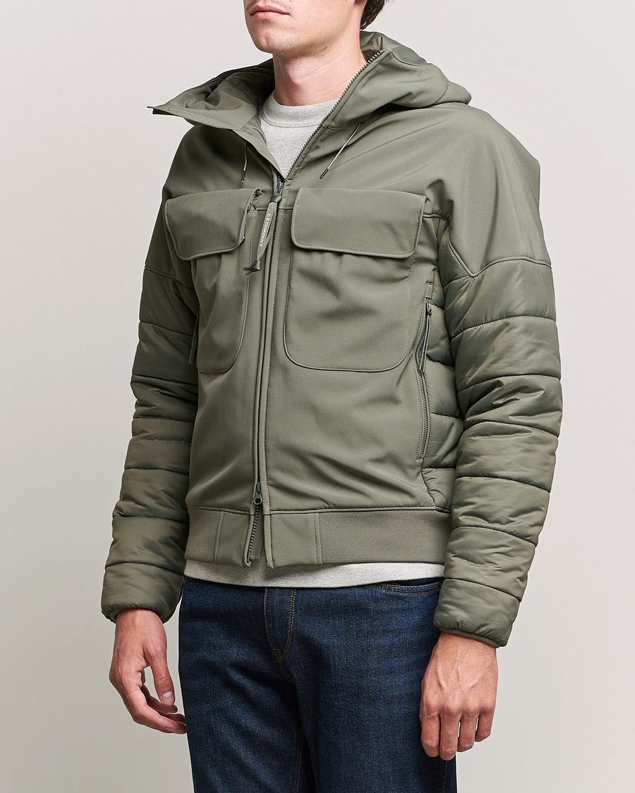 Herre | Jakker | C.P. Company | CP Shell - R Mixed Goggle Jacket Green