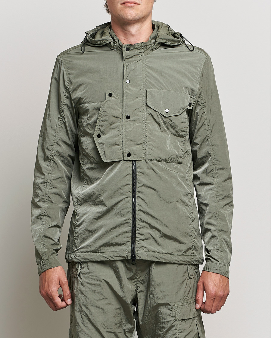 Herre | Jakker | C.P. Company | Chrome R Hooded Shirt Jacket Green