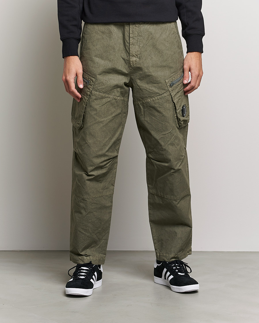 Herre | Bukser | C.P. Company | Ba-Tic Loose Fit Cargo Pants Green