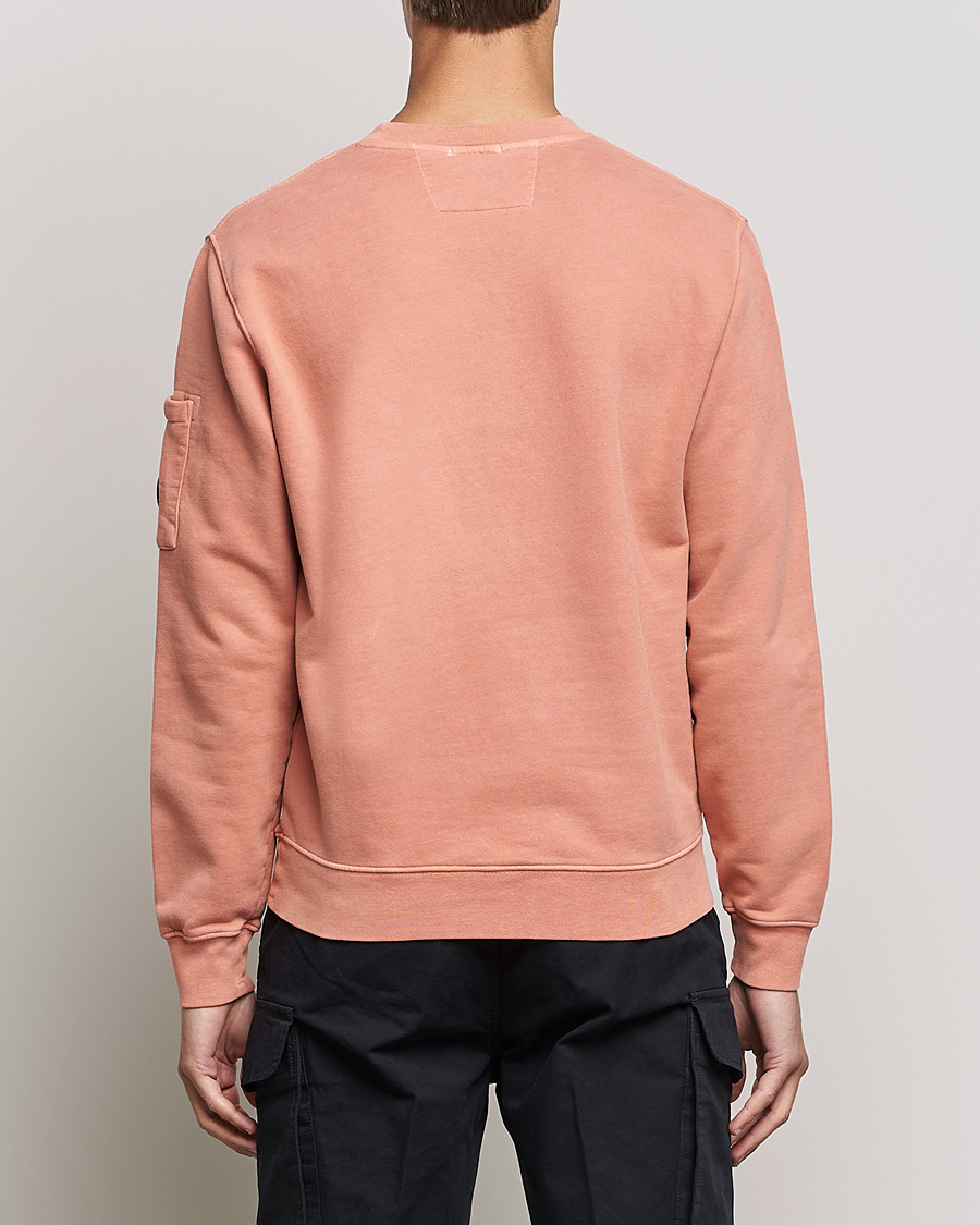 Herre | Trøjer | C.P. Company | Brushed Emerized Diagonal Fleece Sweat Peach