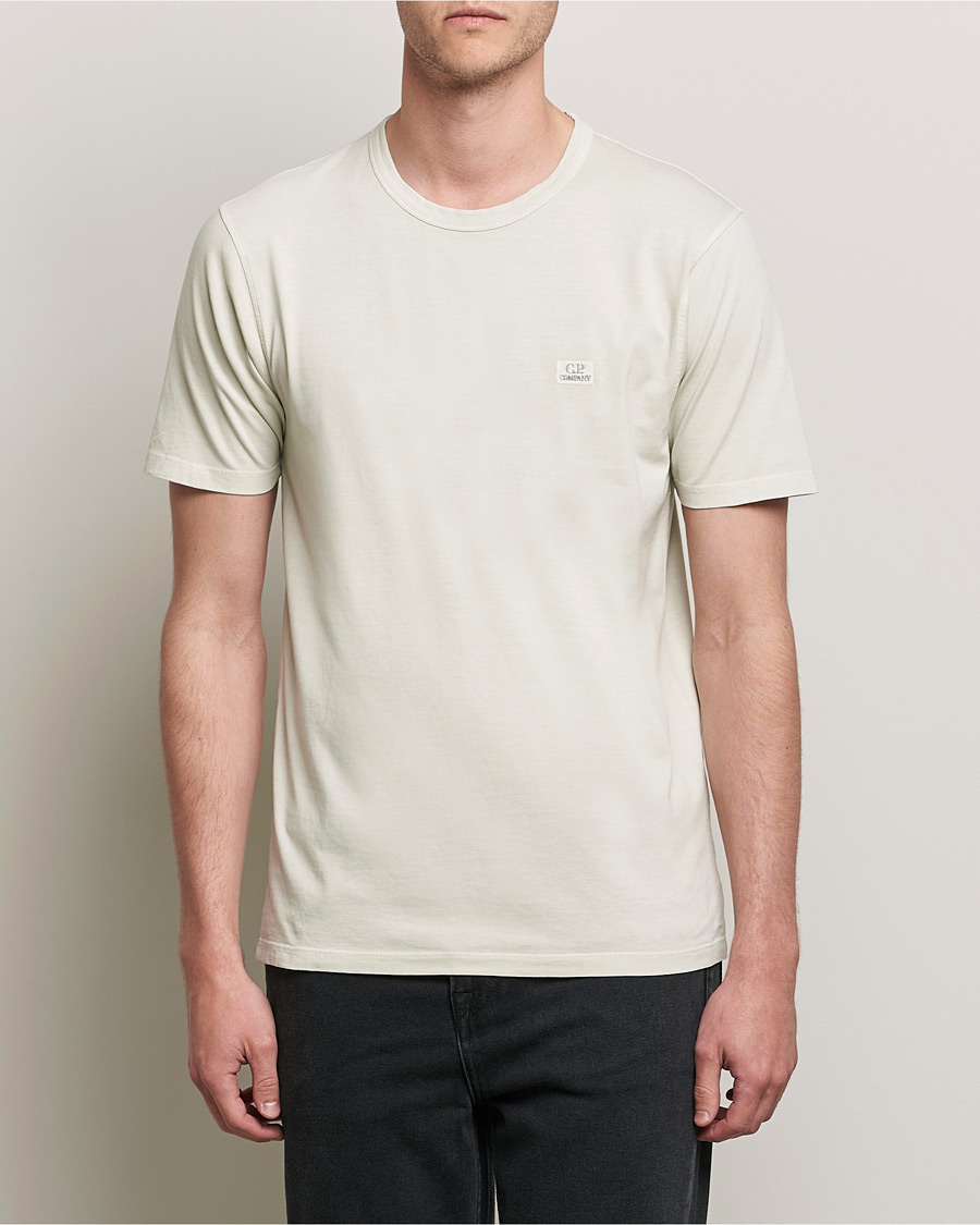 Herre |  | C.P. Company | Resist Dyed Jersey Tee Off White