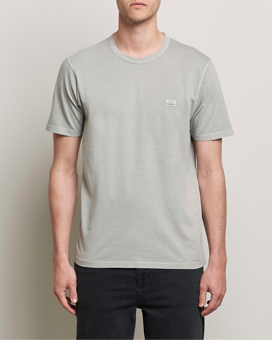 Herre | T-Shirts | C.P. Company | Resist Dyed Jersey Tee Grey