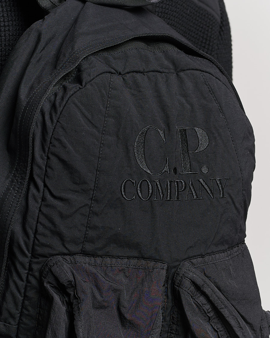 Herre | C.P. Company Taylon P Mixed Backpack Black | C.P. Company | Taylon P Mixed Backpack Black