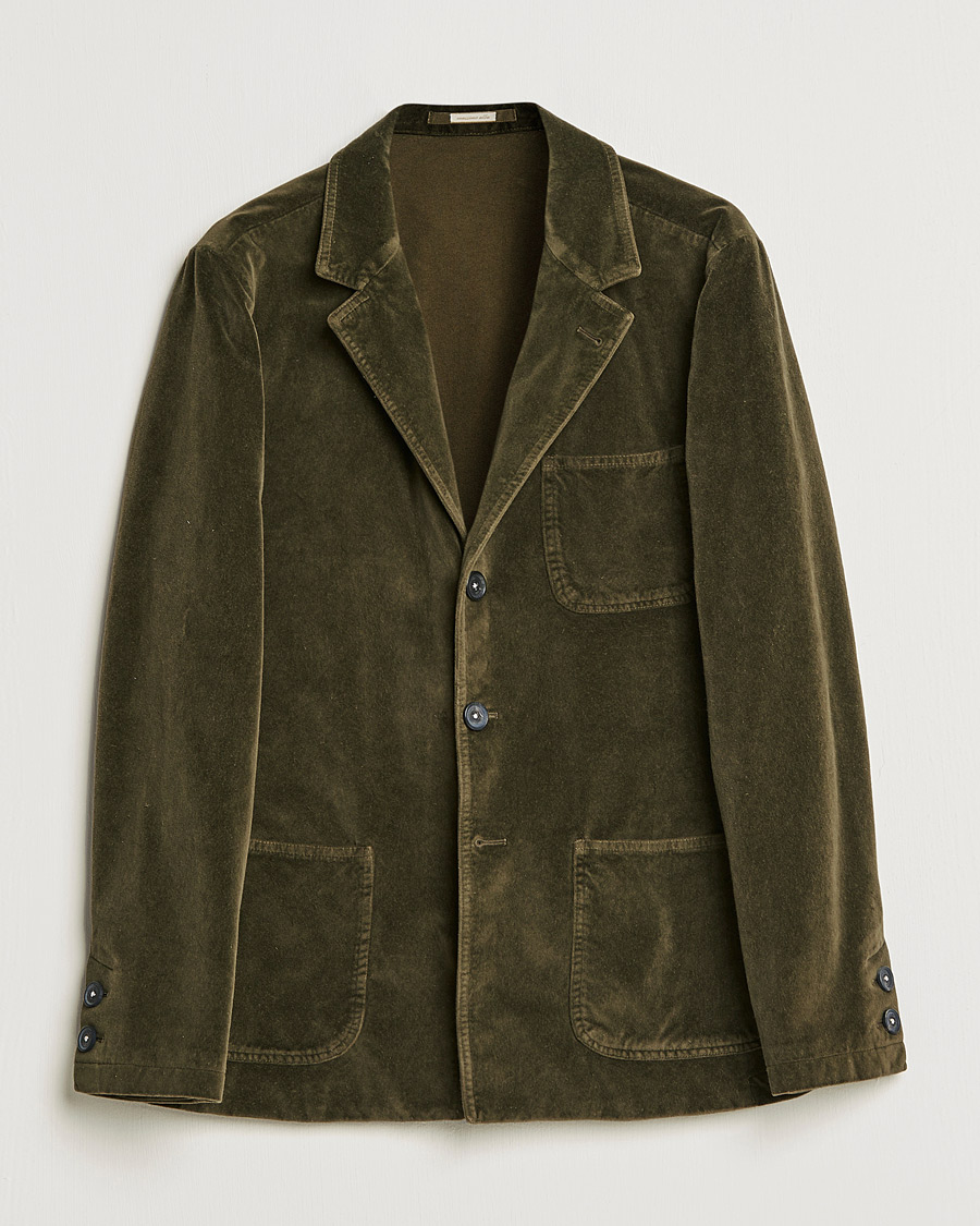 Herre | Blazere & jakker | Massimo Alba | Baglietto Velvet Jacket Military