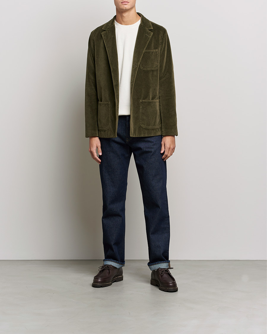 Herre | Blazere & jakker | Massimo Alba | Baglietto Velvet Jacket Military