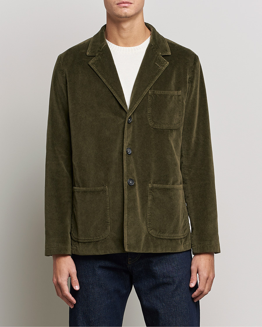 Herre | Blazere & jakker | Massimo Alba | Baglietto Velvet Jacket Military