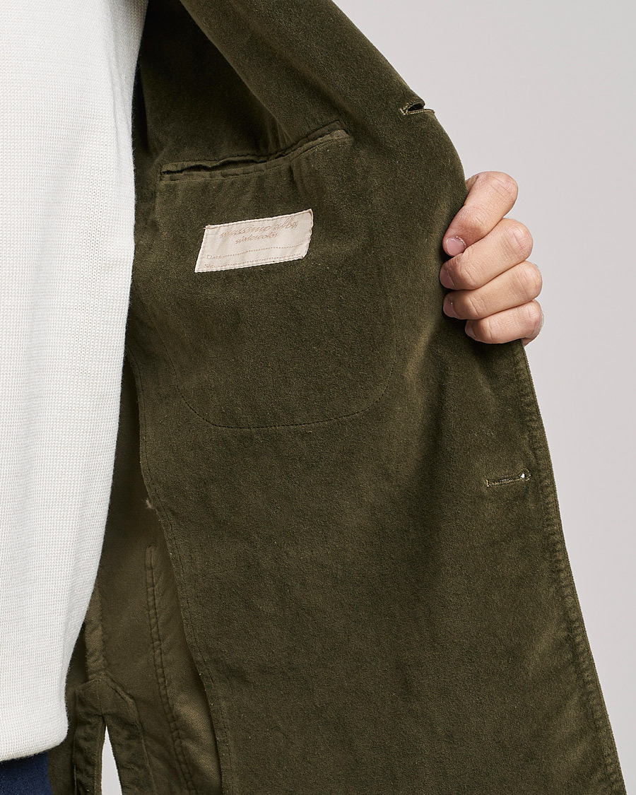 Herre | Blazere & jakker | Massimo Alba | Baglietto Velvet Jacket Military