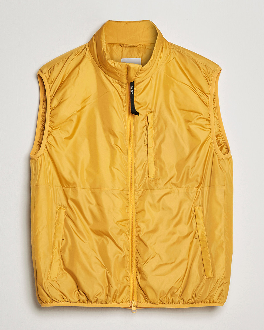 Herre | Veste | Aspesi | Jil Padded Vest Yellow