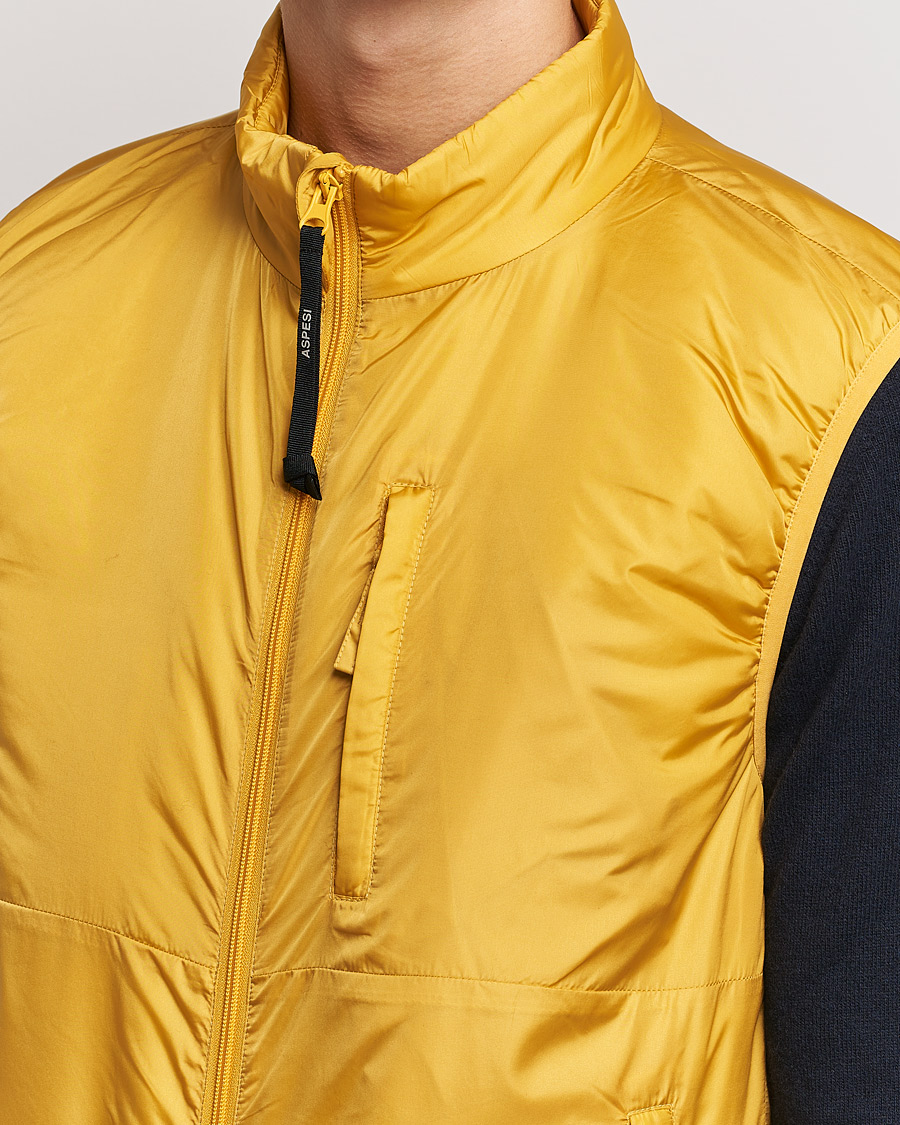 Herre | Veste | Aspesi | Jil Padded Vest Yellow