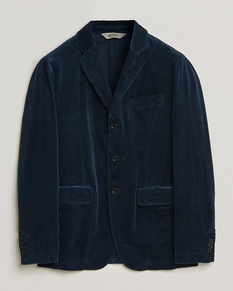 Herre | Blazere & jakker | Aspesi | Corduroy Blazer Navy