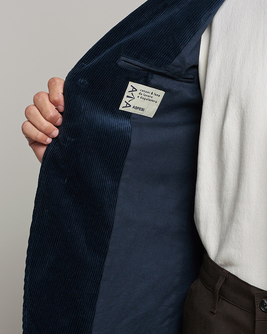 Herre | Blazere & jakker | Aspesi | Corduroy Blazer Navy