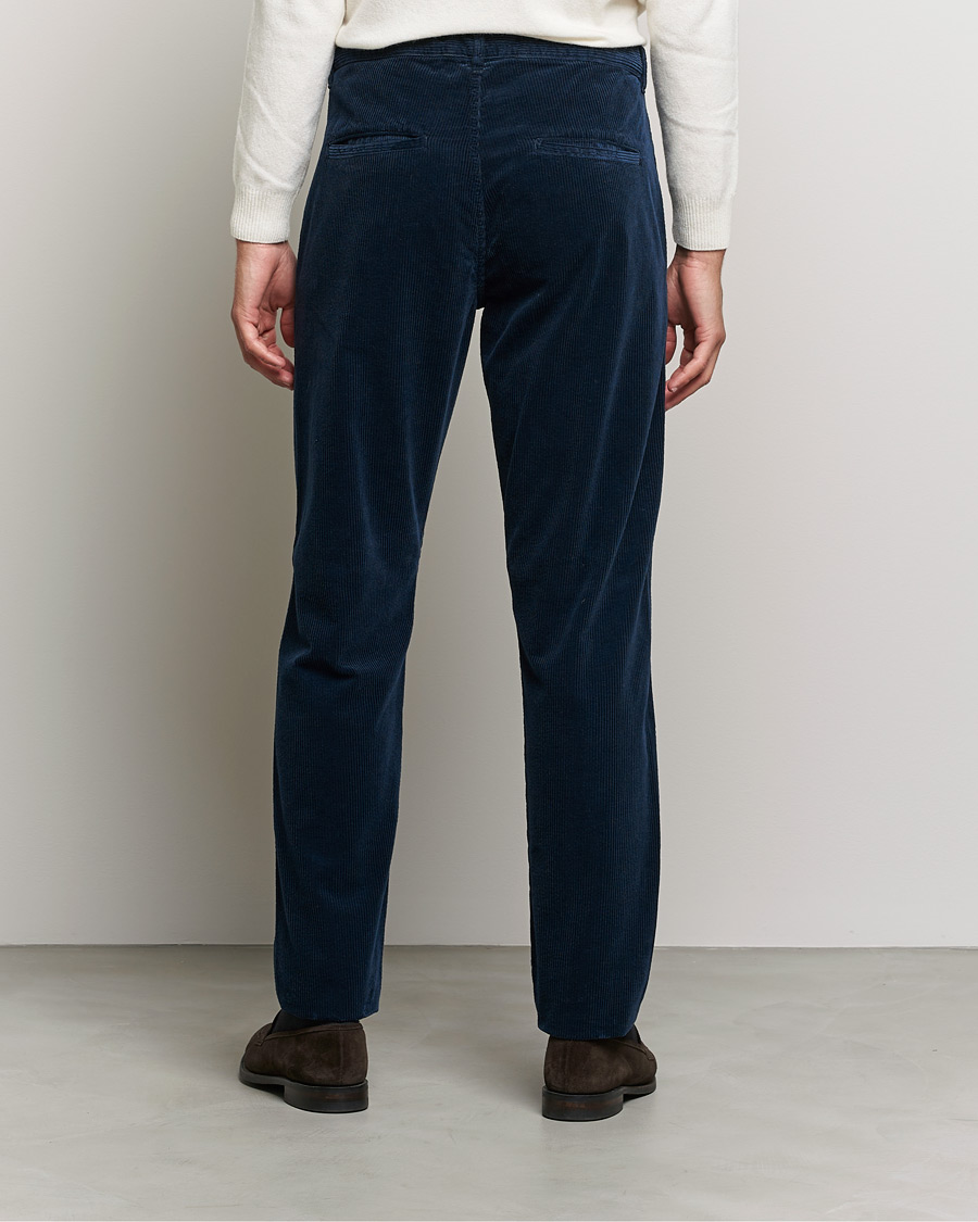 Herre | Bukser | Aspesi | Corduroy Pants Navy