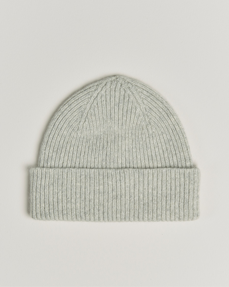 Herre | Huer | Le Bonnet | Lambswool/Caregora Beanie Silver