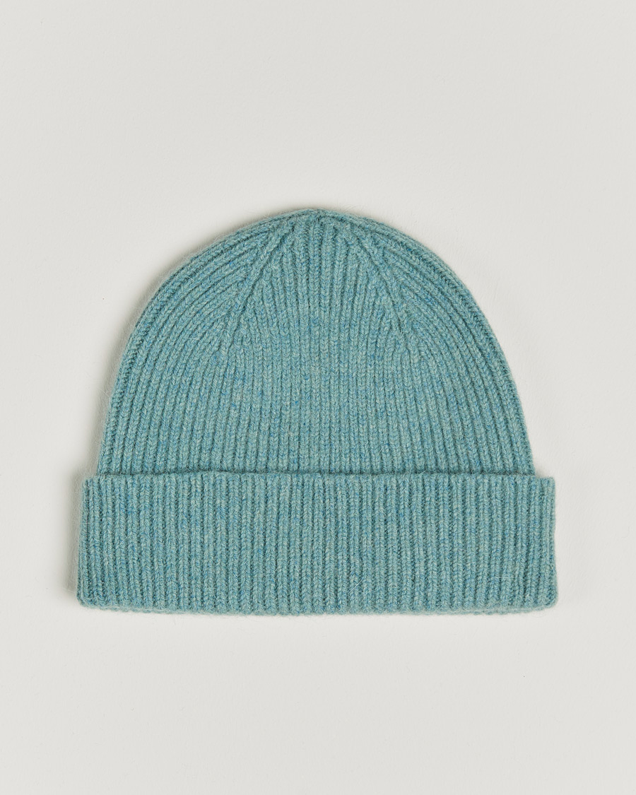 Herre | Le Bonnet Lambswool/Caregora Beanie Basil | Le Bonnet | Lambswool/Caregora Beanie Basil