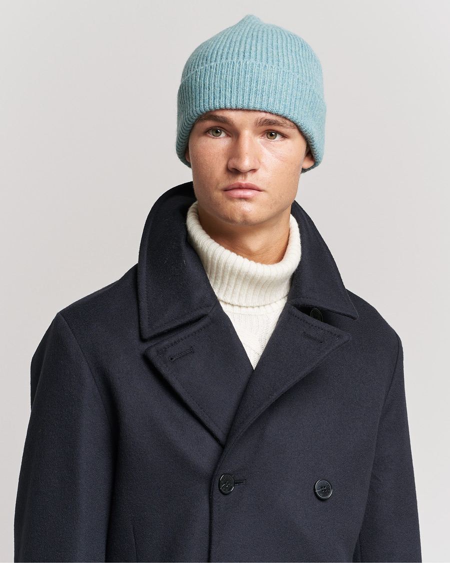 Herre | Le Bonnet Lambswool/Caregora Beanie Basil | Le Bonnet | Lambswool/Caregora Beanie Basil