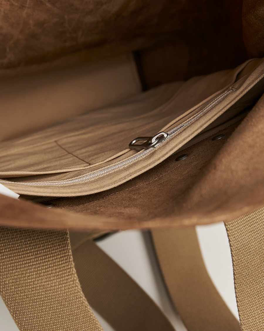 Herre | Tasker | Brooks England | Pickwick Large Leather Backpack Dark Tan