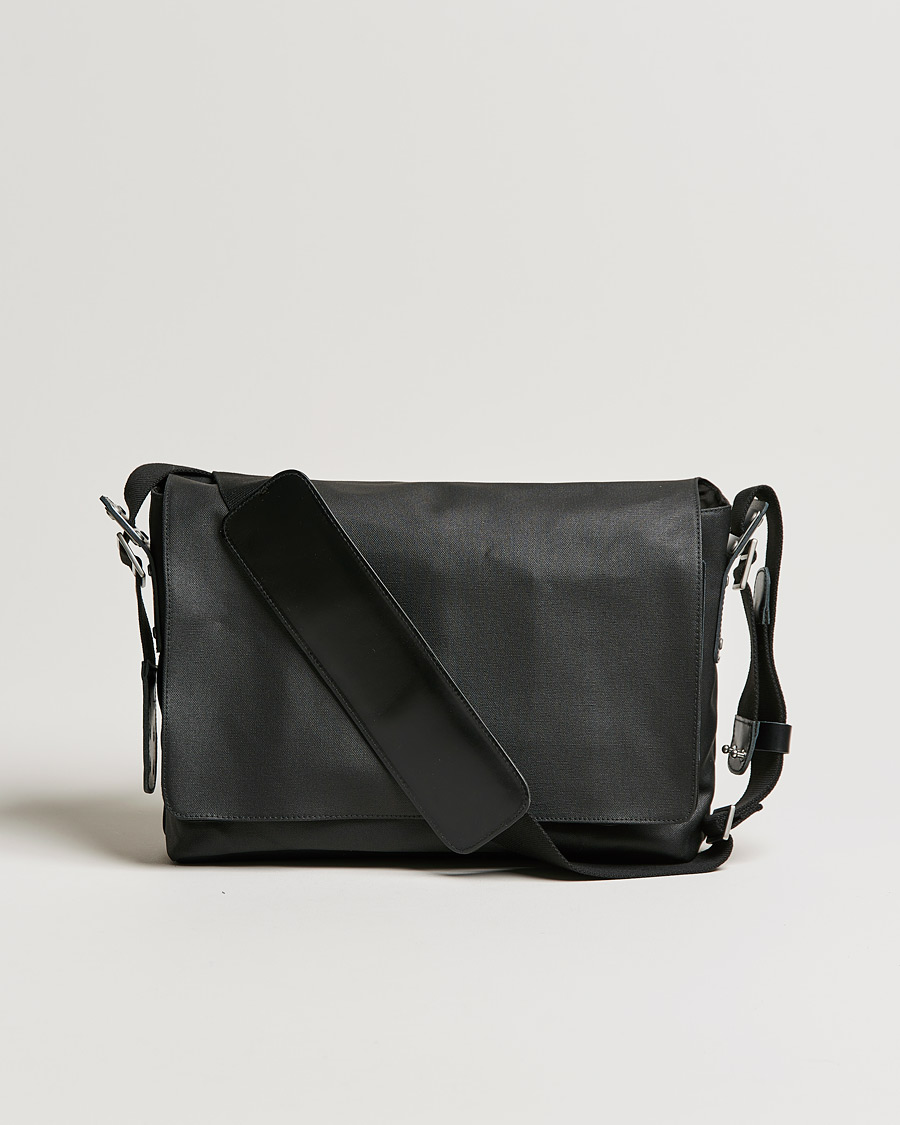 Herre | Skuldertasker | Brooks England | Barbican Cotton Canvas 13L Shoulder Bag Black